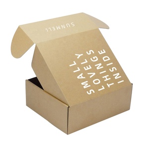 Thấp moq tùy chỉnh in ấn logo mỹ phẩm sóng bao bì tái chế bưu phẩm hộp giấy máy bay vận chuyển hộp - Product Image 2