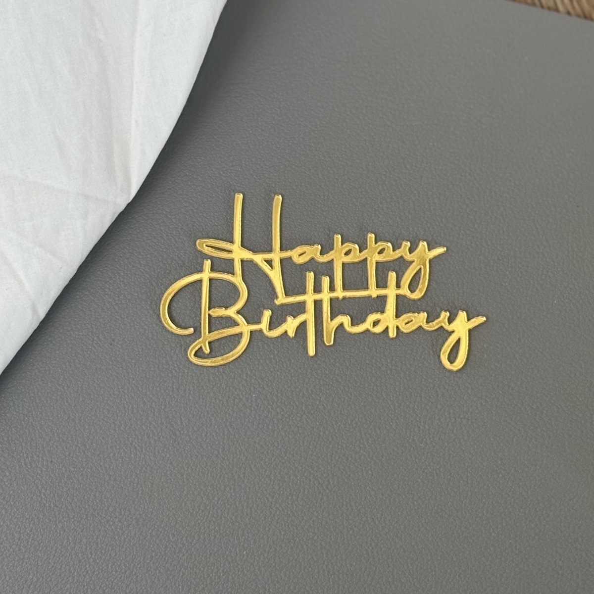 Ornements de décoration de gâteau joyeux anniversaire 5 (largeur