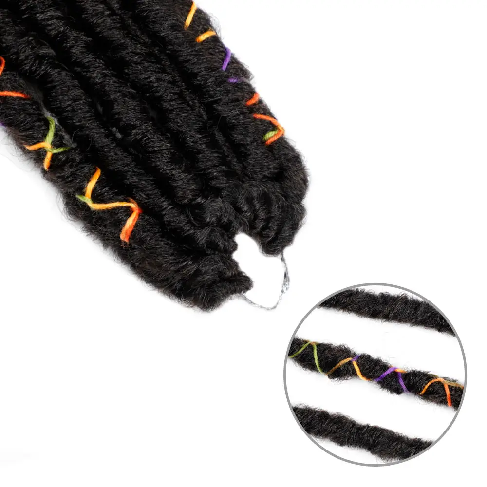 Capelli sintetici Crochet Trecce African Radici Treccia Collezione Dea Twist Capelli Sintetici Bacchetta Ricci Trecce Dei Capelli Del Crochet