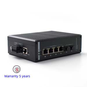 Conmutador PoE CFOFC, conmutador de red de fibra óptica Ethernet, conmutador Ethernet industrial gestionado