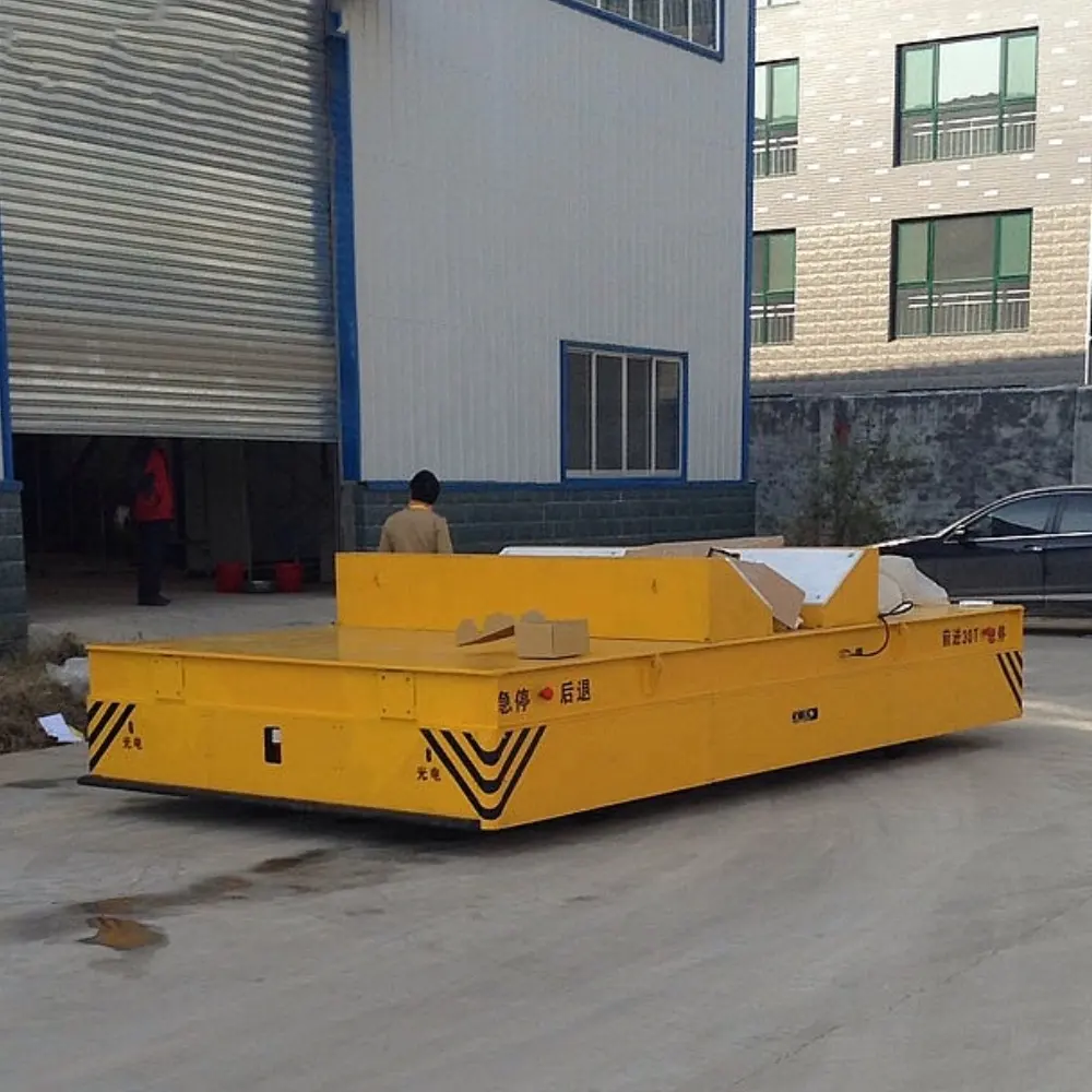 200 Ton Steel Cart Billet Transfer Cart Flat Car Transfer Cart for Construction Works