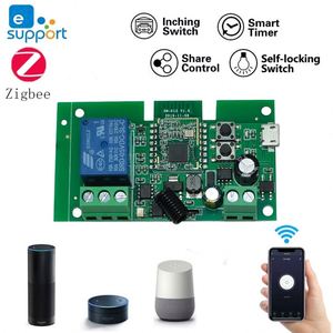 Zigbee 3,0 EWeLink-Módulo de interruptor inalámbrico de Control remoto inteligente, 1CH, CC de 7-32V, 5V, relé receptor RF para Alexa IFTTT - Product Image 2