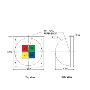 Renk LED XMLDCL XML yüksek yoğunluklu 5050 3V 20W RGBW 4 in 1 için peyzaj ışığı sahne ışık mimari ışık - Product Image 2