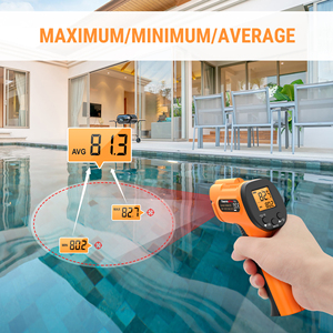 Thermopro TP30 IR nhiệt độ Tester cầm tay xách tay nhiệt kế-50 đến 550 độ C phát xạ có thể điều chỉnh - Product Image 4