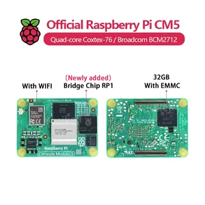 RAM lampone originale Pi CM5 2GB, WIFI/EMMC opzionale, Broadcom BCM2712 doppia uscita 4K HDR 800MHz video Quad-core - Product Image 4