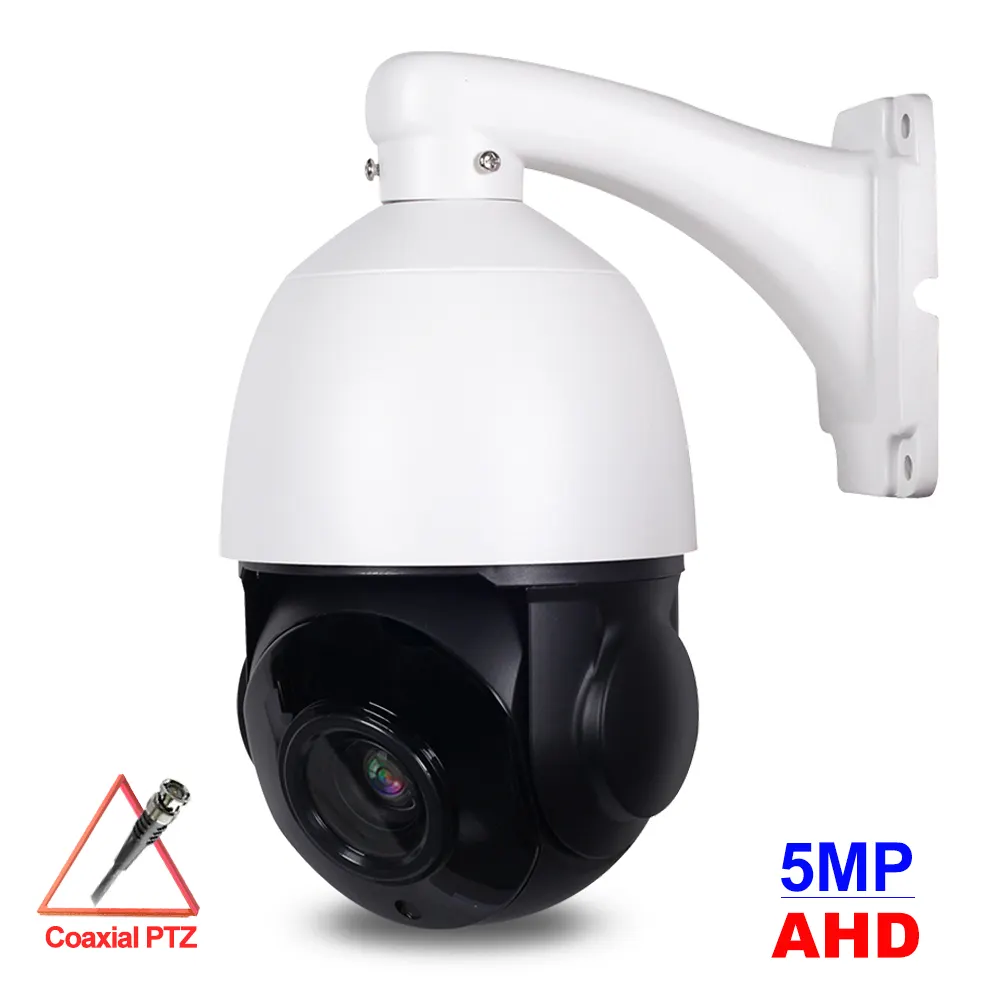 AHD-cámara domo de velocidad PTZ de 5MP, videocámara de vigilancia 4 en 1 para exteriores, Zoom 30X, autoenfoque Coaxial, RS485, PTZ