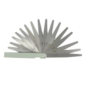 OEM e ODM 17 lame 0.02-1mm in acciaio inox spessimetro universale spessimetro Set per misurare lo spessore - Product Image 1
