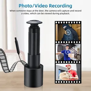 ICSEE视频门铃眼门查看器1080P 2MP Wifi迷你窥视孔IP摄像机无线对讲家庭安全摄像机双向音频 - Product Image 4