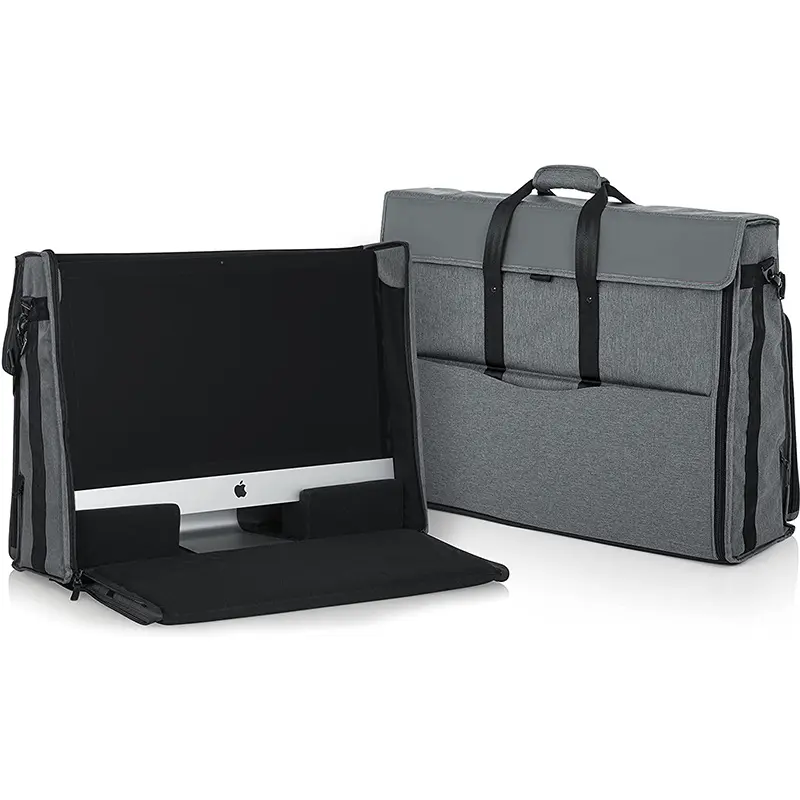 Tas Laptop Oxford menampilkan kotak penyimpan utama, tas Tote dengan saku portabel semua dalam satu tas komputer
