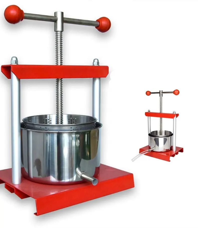 Prensa manual de acero inoxidable 430 para extraer leche de coco, extractor de zumo de uva