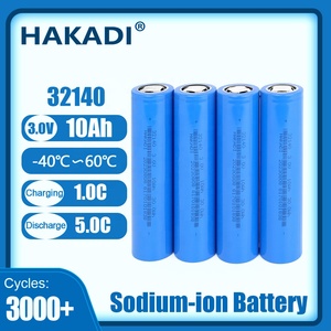 HAKADI 3V 10Ah 32140可充电钠离子电池3-5C放电，用于DIY太阳能储能电网EV RV