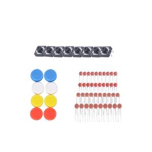 DIYmall Starter-Kit für elektronische Lüfter UNOR3 Breadboard-Leistungs modul Taktsc halter LED-Widerstandkondensator-Potentiometer für Arduino