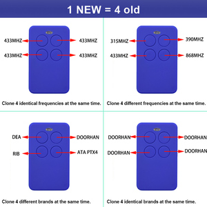 4 In 1 Auto Scan Cloner Multifrequecny 868Mhz 433Mhz 315Mhzガレージドアコマンド可変コード自動ゲートリモコン - Product Image 2