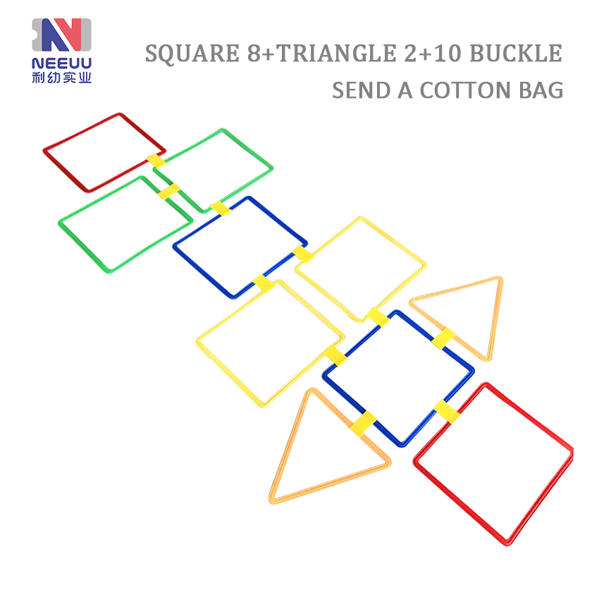 Couleur Carré 8 + Triangle 2 + 10 Boucle