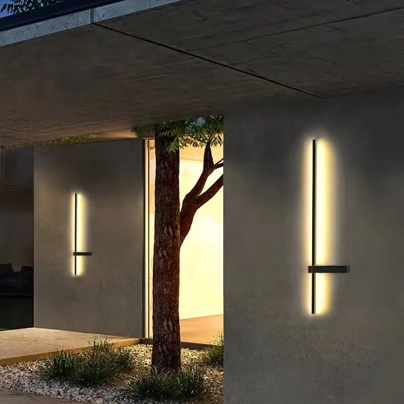 Lampu Dinding LED Strip Panjang Luar Ruangan Desain Kreatif untuk Dekorasi Taman