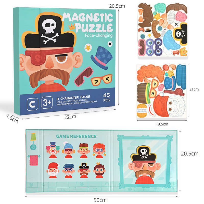 Livre de puzzles YF-3D (Pirates)