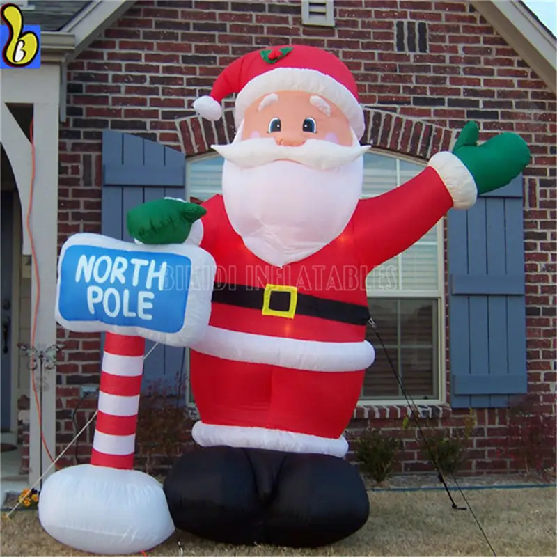Papá Noel inflable de 13 pies para la promoción de Navidad