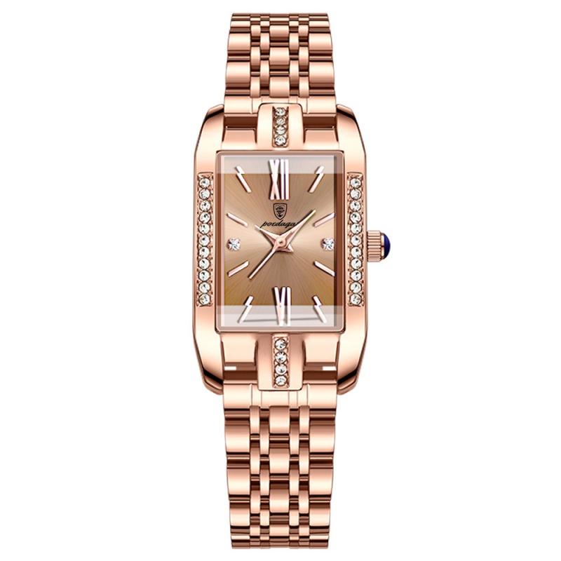 Ceinture en acier de visage de l'or rose 365 (ceinture solide)