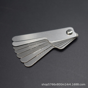 Règle de mesure interproximale OralDental Mesure de l'écart dentaire Traitement orthodontique en acier inoxydable Outil de jeu de jauge d'épaisseur - Product Image 4