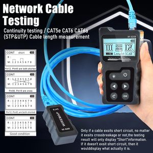 Multifunctional Power Over Ethernet <strong>Network</strong> Wiremap Tester LCD Backlight Cable Continuity Digital signal <strong>Network</strong> Tester - Product Image 6