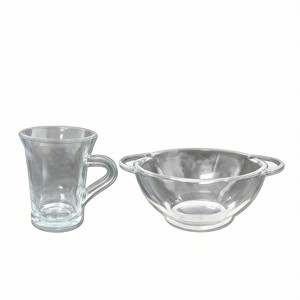 Ly trà thủy tinh trong suốt kiểu dáng đẹp - Product Image 2
