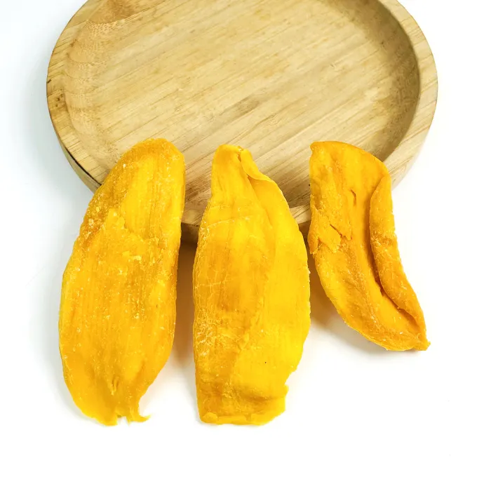 Prix d'usine Mangue séchée Style subtropical Tranches de mangue séchée douce Collation savoureuse sucrée