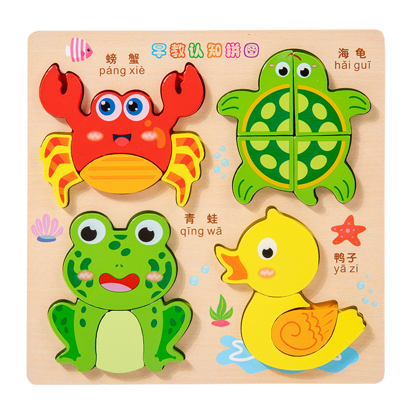 Crabe-tortue de mer-grenouille-canard