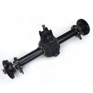 DIY四輪GO KART KARTING UTVバギーダブルディスクブレーキトランスミッションATV73CMリアアクスル (差動付き) - Product Image 2