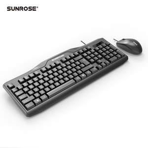 Logotipo personalizado de la computadora de negocios teclado con cable ratón Combo ruso con cable teclado y ratón conjunto - Product Image 5