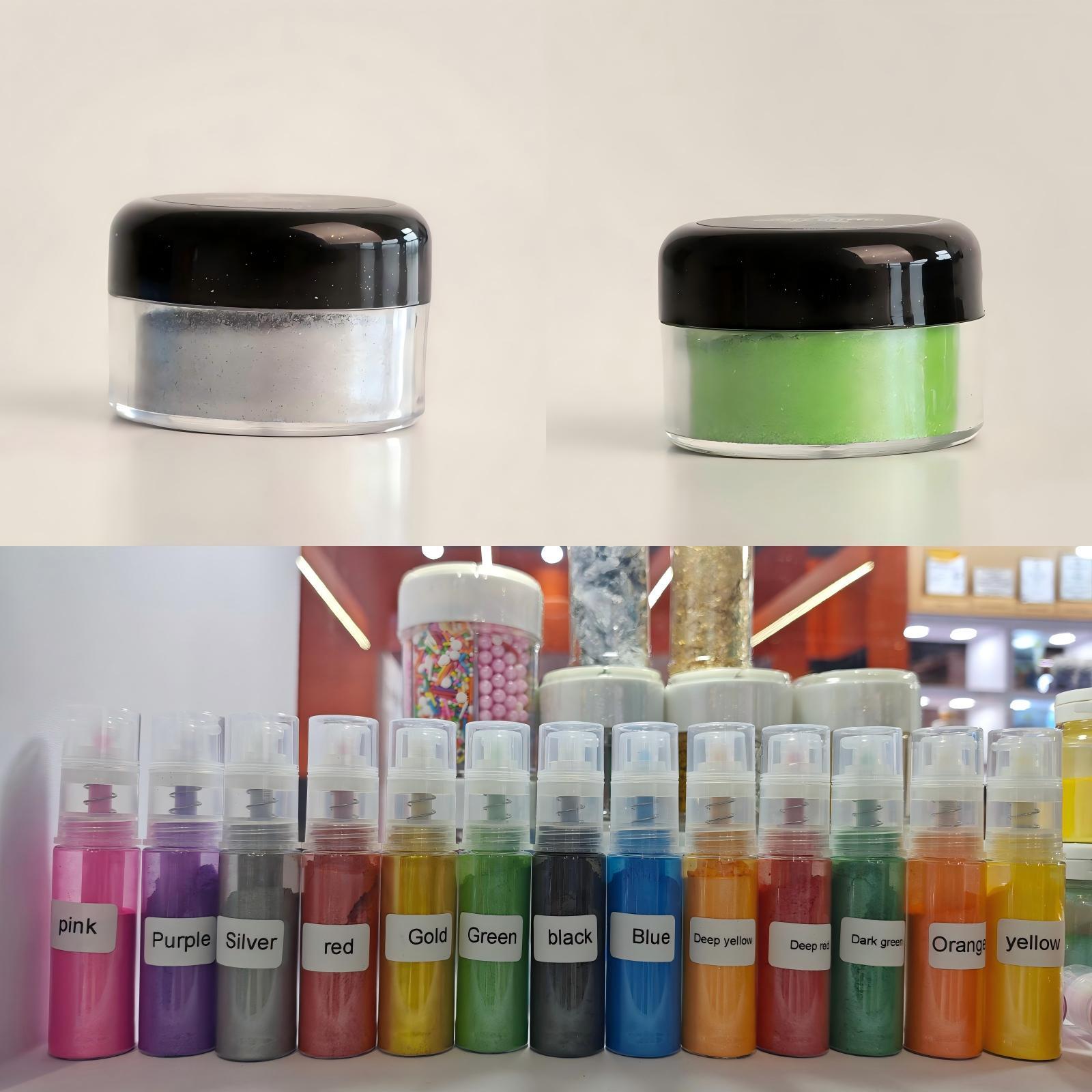 Argent 5g poudre spray verte 10g