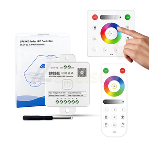 SP634E 4CH PWM RGBW светодиодный контроллер DC 5-24V 12A полоска света RF 2,4G сенсорный пульт дистанционного управления/Панель Умный синий зуб музыкальный диммер - Product Image 1
