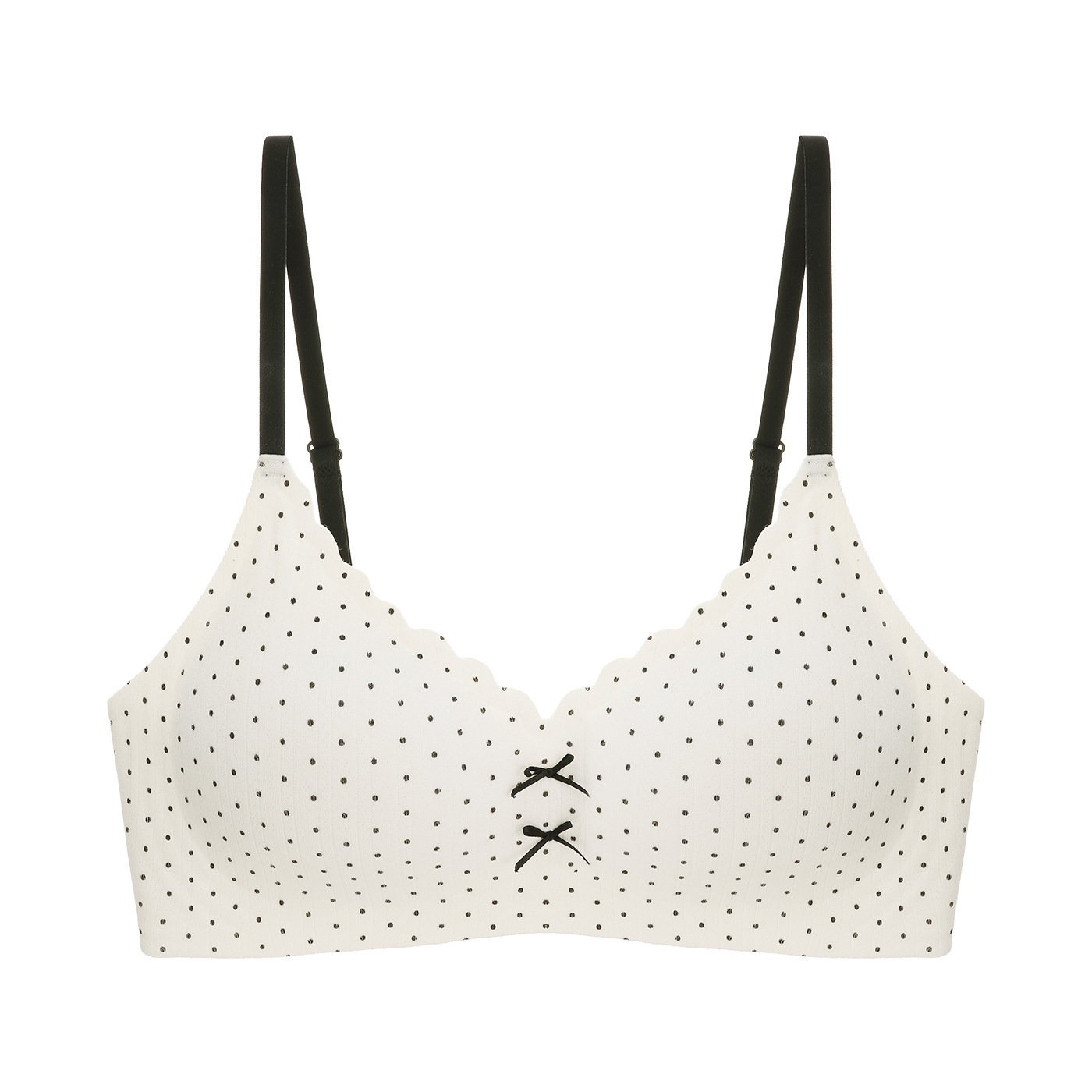 Matte minimalist wave dot white
