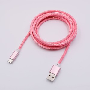 2024畅销USB电缆PU皮革钻石闪光2.4A数据线定制长度快速充电电缆USB - Product Image 5