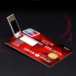 บัตรเครดิตสมาร์ทสากล usb 2.0 3.0 แฟลชไดรฟ์พร้อมการพิมพ์แบบกําหนดเอง OEM โลโก้ที่กําหนดเองบัตรเครดิต usb