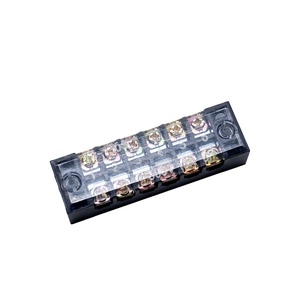 LiKE Electric TB-1506 Bloque de terminales 6 posiciones 15A Bloque de terminales Conector de bloque de terminales fijo - Product Image 1