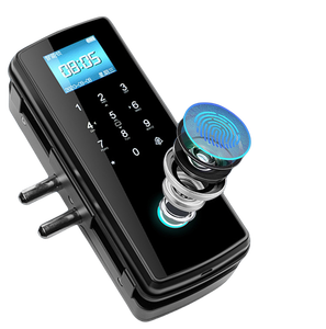 Smart code password card porta in vetro smart lock per sistemi di controllo accessi sicurezza impronta digitale serratura senza chiave porta principale