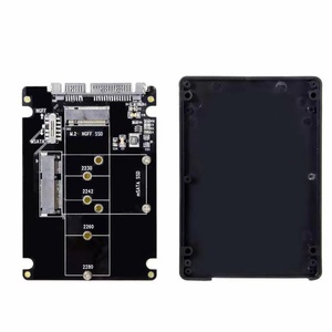 M2 mSATA转换器到SATA固态硬盘M2 mSATA到SATA3固态硬盘适配器 - Product Image 1