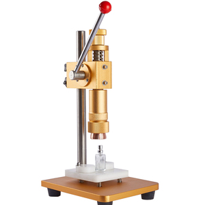 Máquina prensadora y prensadora de botellas de vidrio con pulverizador de aluminio multifunción Manual - Product Image 1