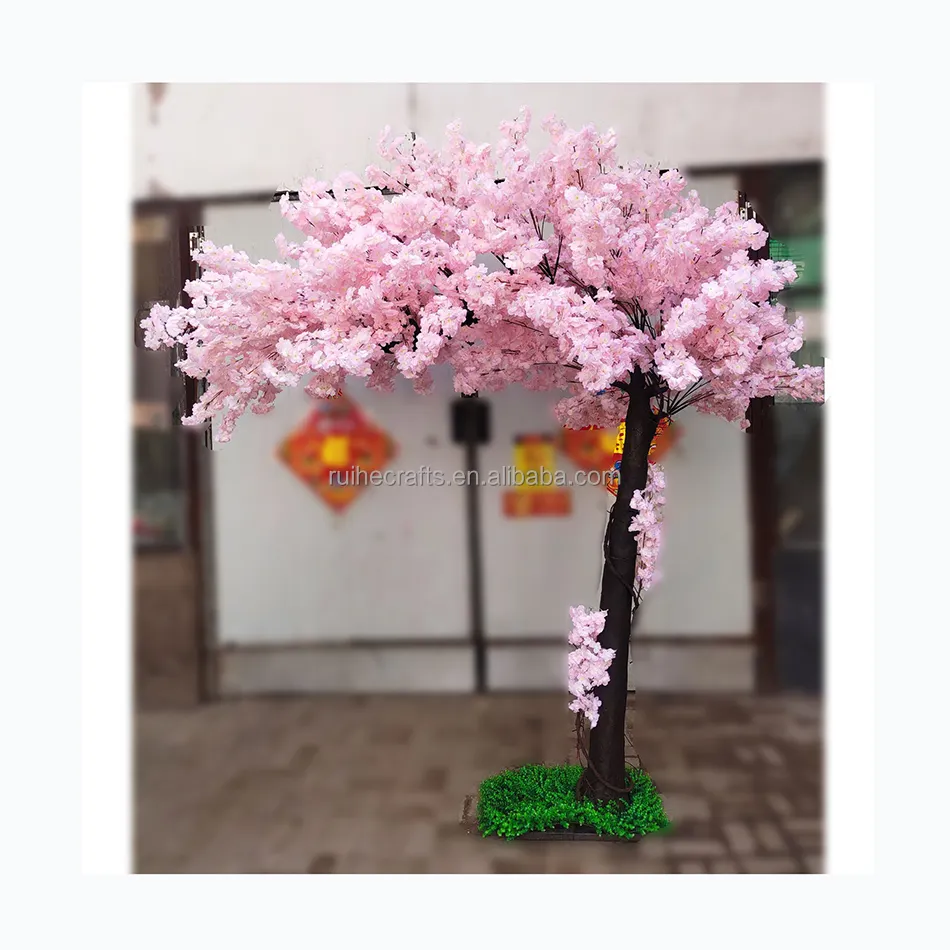 Décoration de mariage centre de table ornement arbre soie fausses fleurs arbre de fleurs de cerisier artificielles pour intérieur hôtel maison