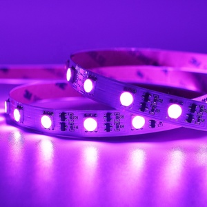 DC24V 8W 60LEDs/m 10MM毫米印刷电路板SMD5050 RGB发光二极管灯带高亮度20M/卷恒流发光二极管灯带项目 - Product Image 2