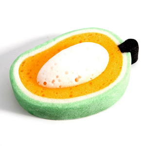 Custom Fruit <strong>Shape</strong> <strong>Soap</strong> Infused Sponge Bath Wash <strong>Soap</strong> With Sponge - Product Image 6