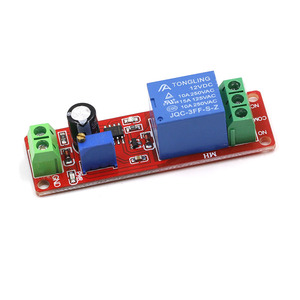 NE555 Trigger Timer Switch <strong>Delay</strong> Connect Module Adjustable Time <strong>Delay</strong> Relay With LED Indicator Board - Product Image 1