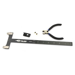Juego de accesorios para arco recurvo de caza, con regla en T para descanso de flecha, hebilla de cadena de lazo, alicates, herramienta de Nock de bucle D - Product Image 4