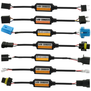 LED ไฟหน้า CANbus ถอดรหัส HH1 H3 H4 H7 H11 9004 9005 CANbus ข้อผิดพลาดฟรีถอดรหัสข้อผิดพลาดรหัส Eliminator - Product Image 1