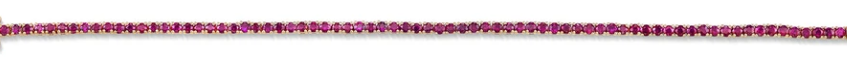 18k gold ruby red