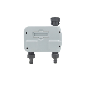Timer del rubinetto del tubo digitale programmabile regolatore di irrigazione del sistema di irrigazione automatico a batteria con 2 prese - Product Image 2