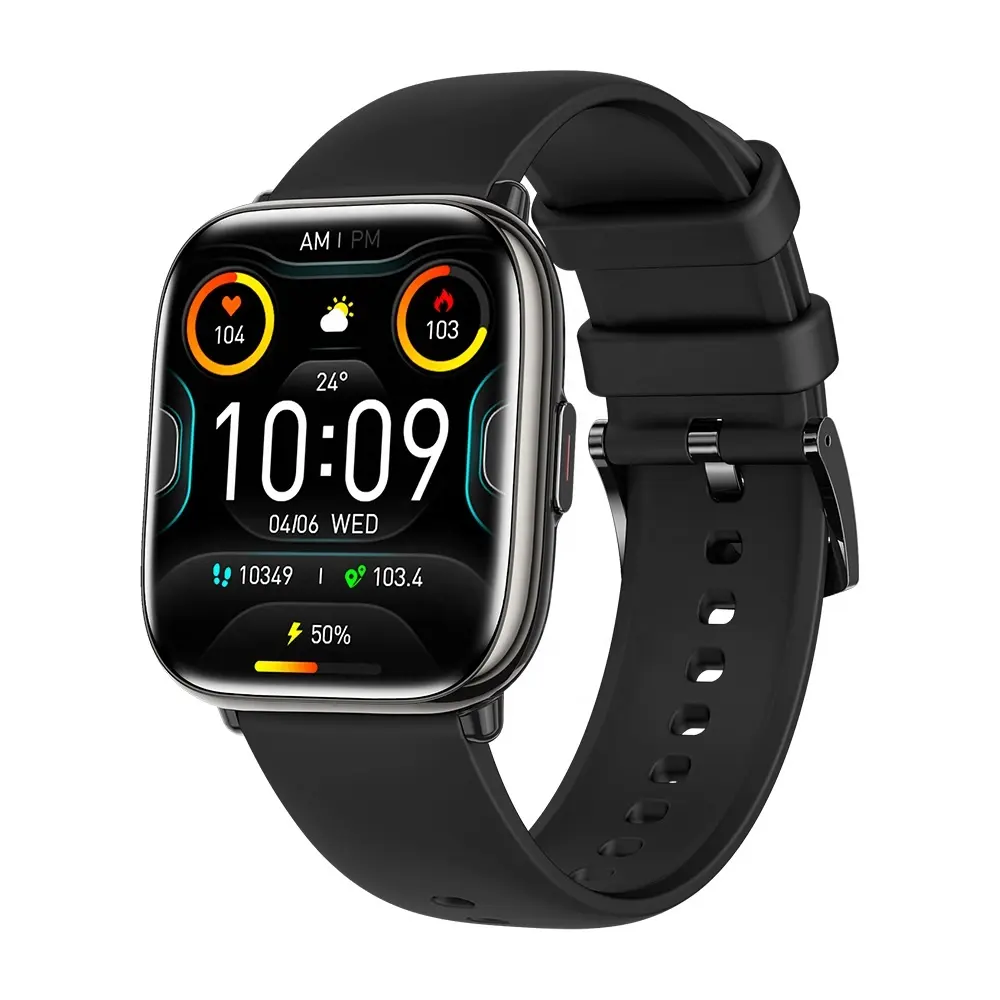 Smartwatch per il corpo sottile e curvo da 1.75 pollici con schermo con schermo portatile Multi-Sport modalità di monitoraggio della salute Bluetooth chiamata Smartwatch HD12