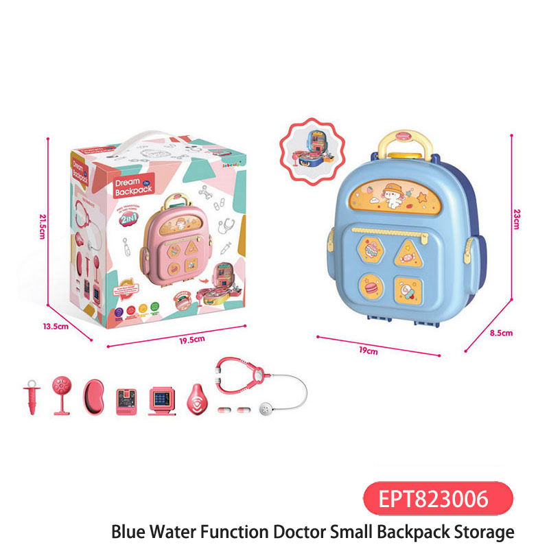 EPT823006-Blue de l'eau fonction médecin petit sac à dos (48pcs/ctn)