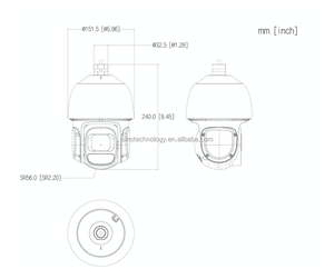 大华2mp 16x光学变焦16x数码变焦H.265 Ip摄像机运动夜视监控摄像机 - Product Image 4