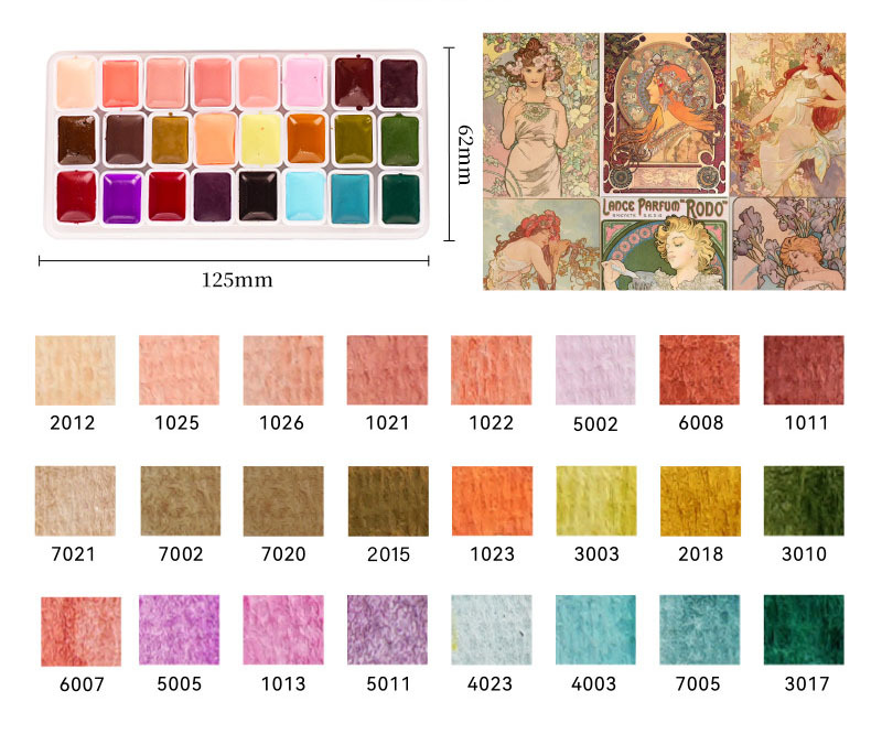 24-color mucha scheme